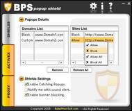 BPS Popup Shield screenshot